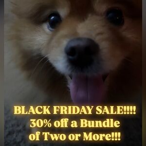 Black Friday Sale!!!!

30% off a bundle of two or more items :)